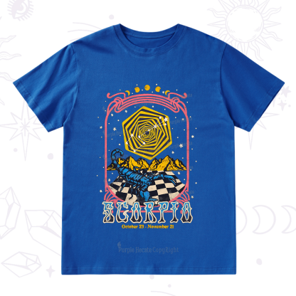 Purplehecate Scorpio Crew Zodiac T-Shirt