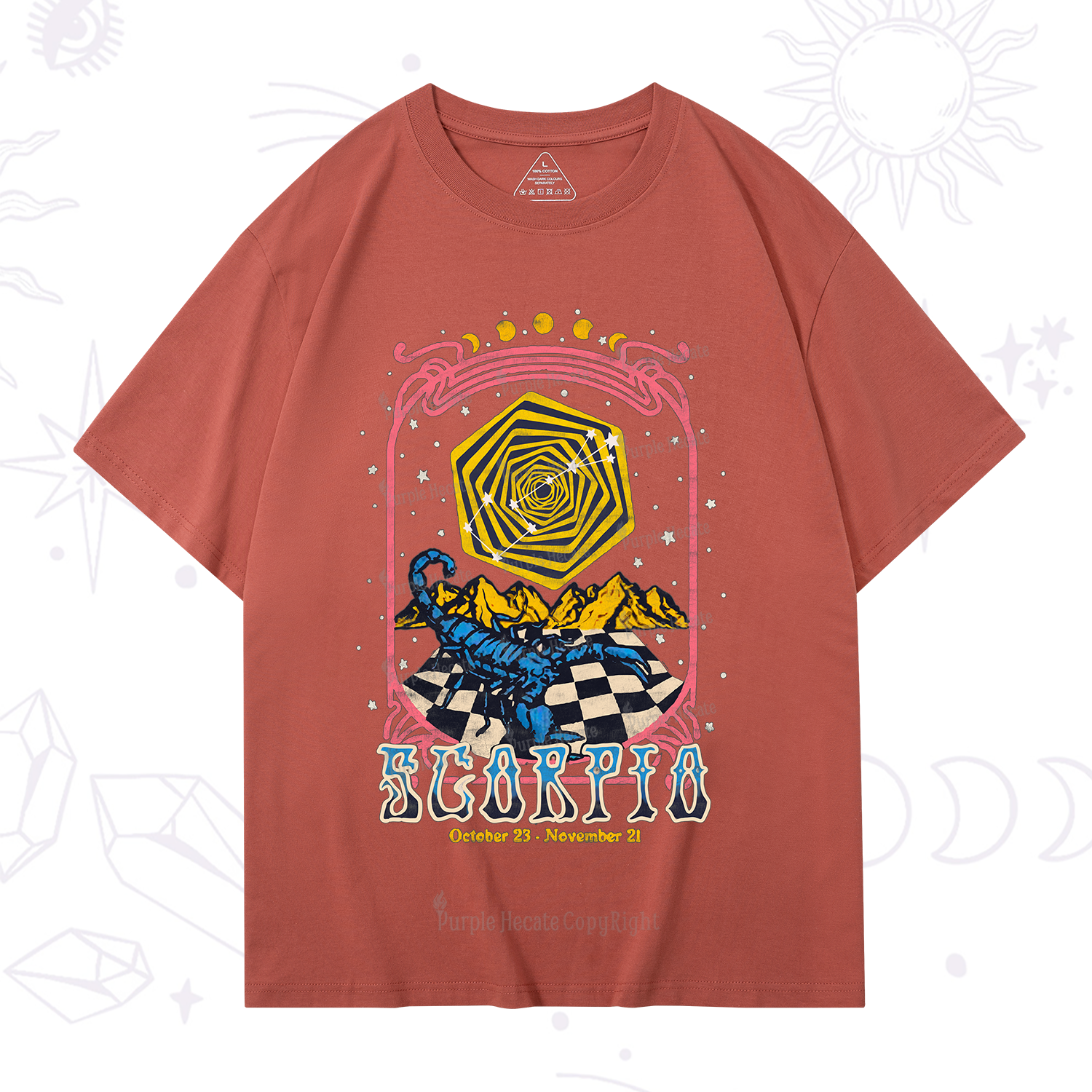 Purplehecate Scorpio Crew Zodiac T-Shirt