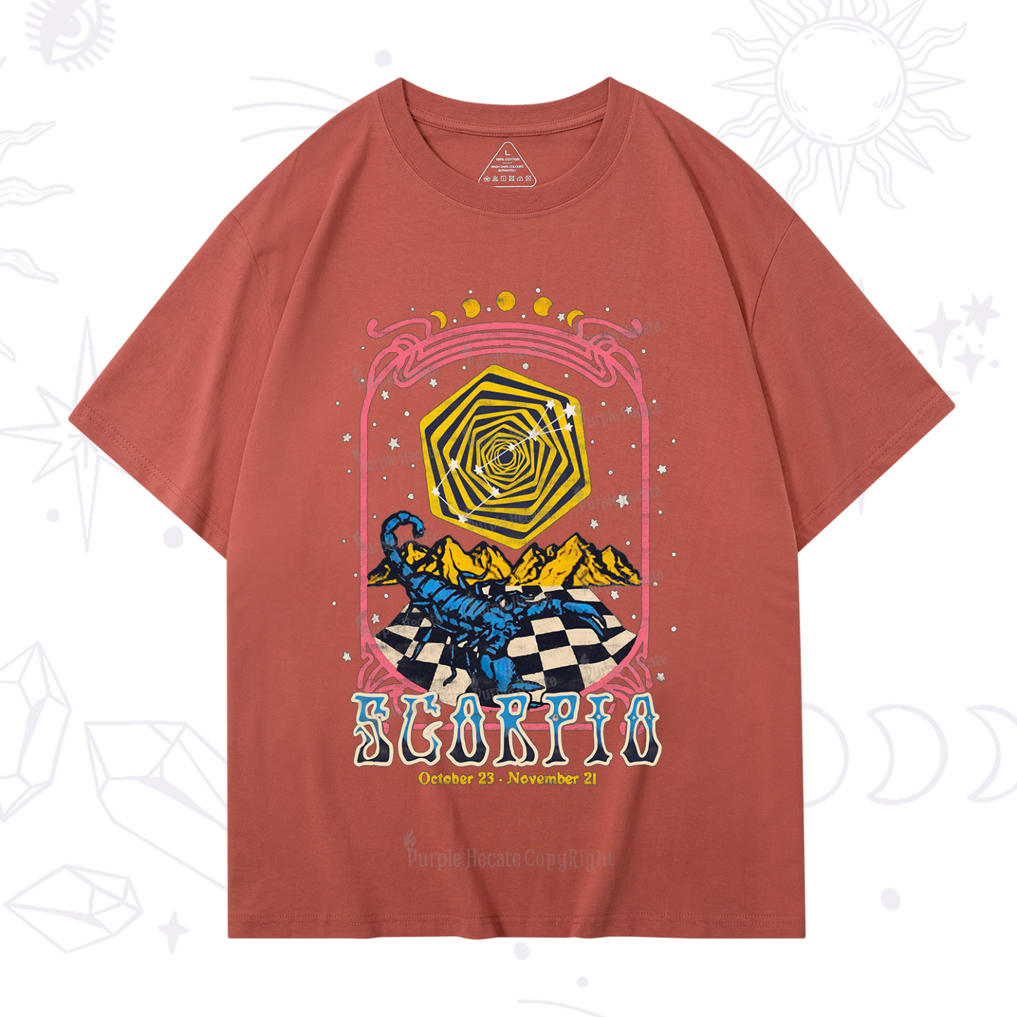 Purplehecate Scorpio Crew Zodiac T-Shirt