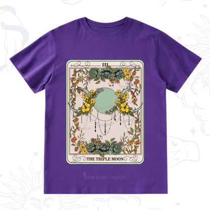 Purplehecate The Triple Moon Tarot T-Shirt