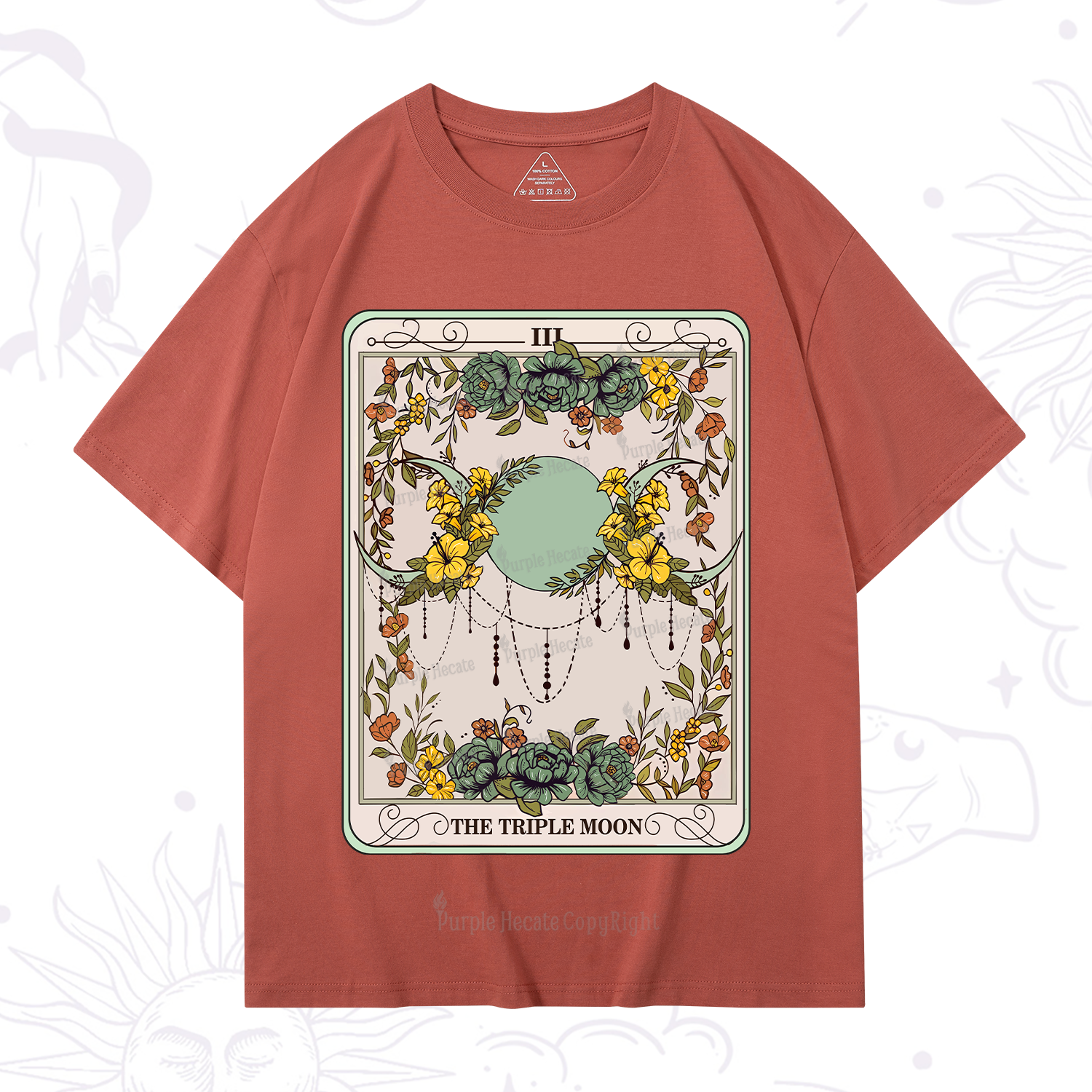 Purplehecate The Triple Moon Tarot T-Shirt