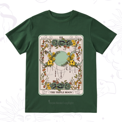 Purplehecate The Triple Moon Tarot T-Shirt