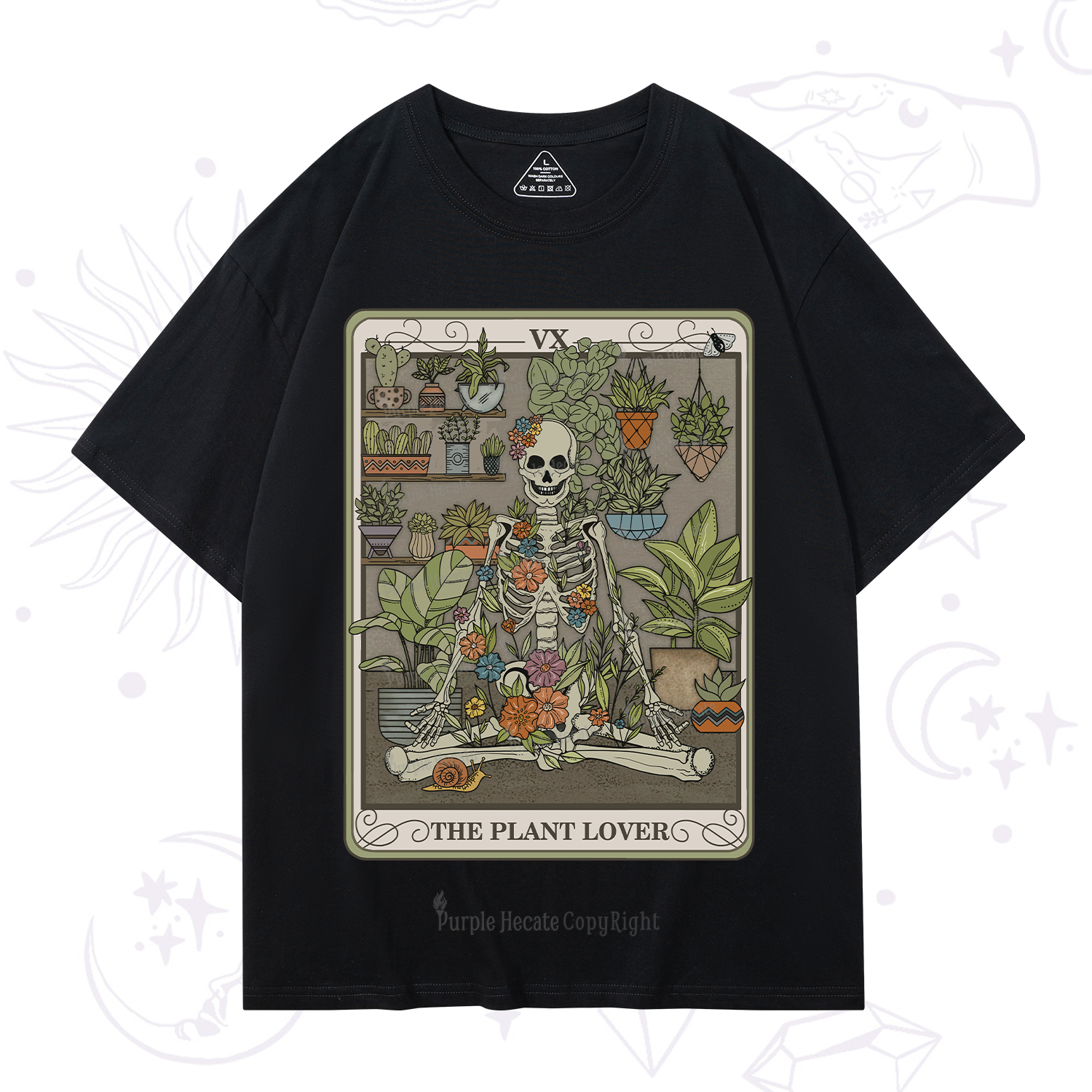 Purplehecate The Plant Lover Tarot T-Shirt