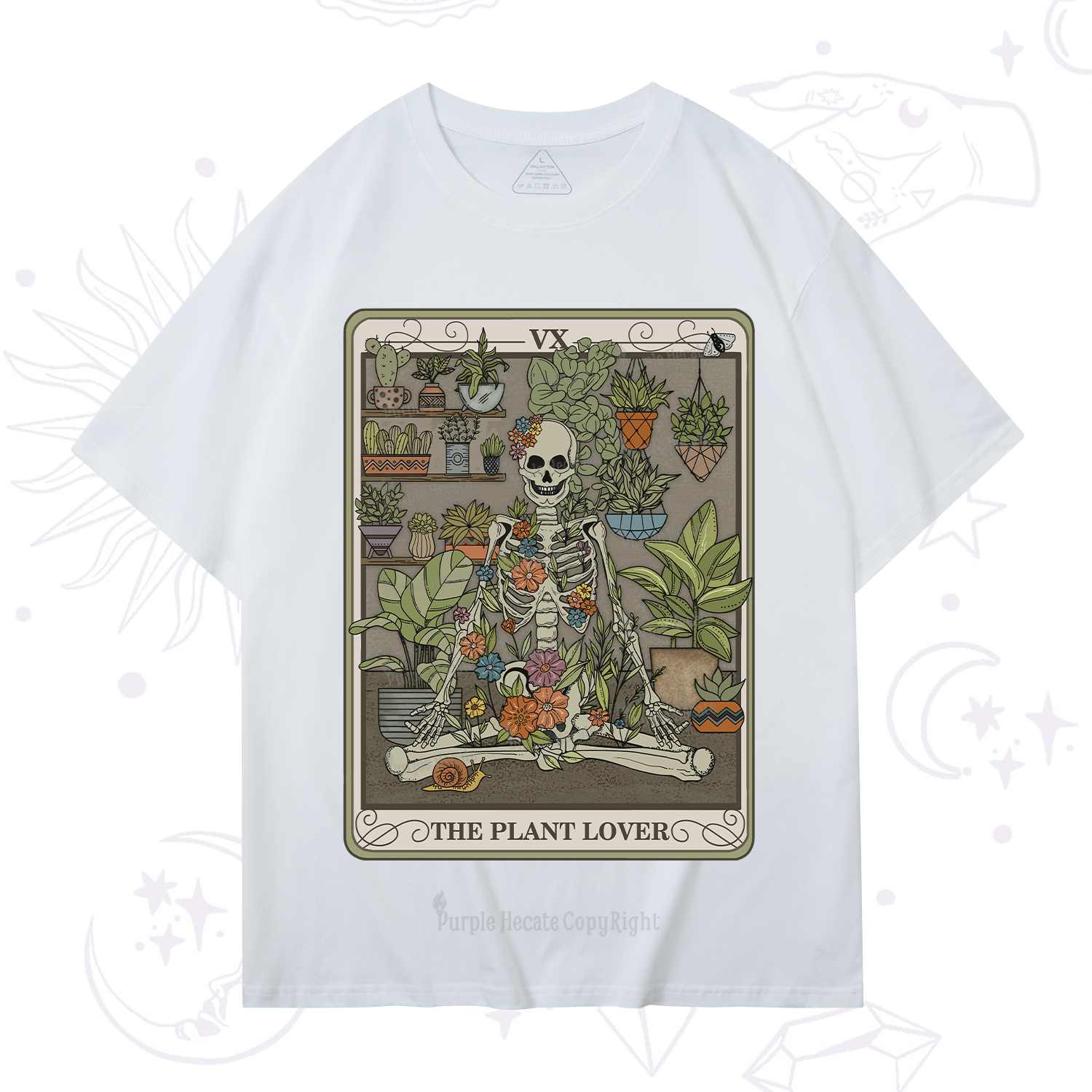 Purplehecate The Plant Lover Tarot T-Shirt