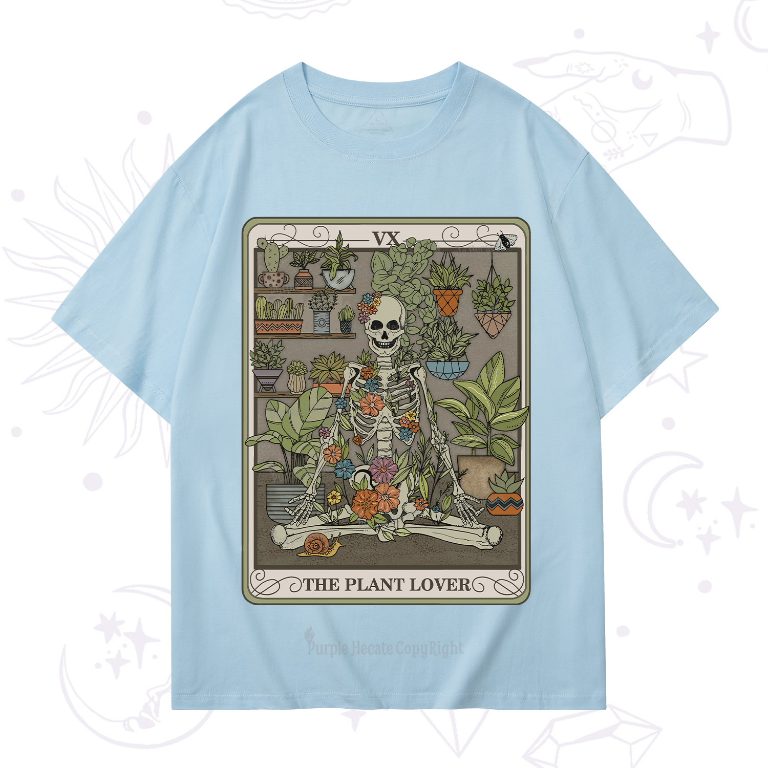 Purplehecate The Plant Lover Tarot T-Shirt
