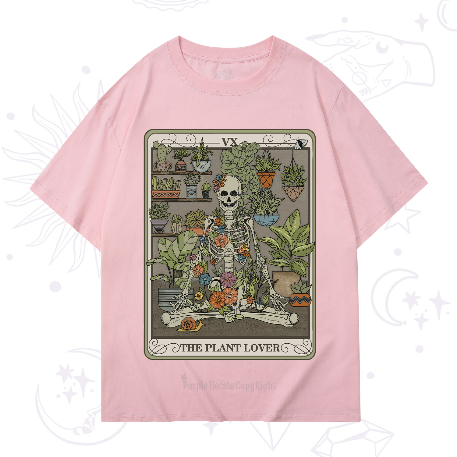 Purplehecate The Plant Lover Tarot T-Shirt