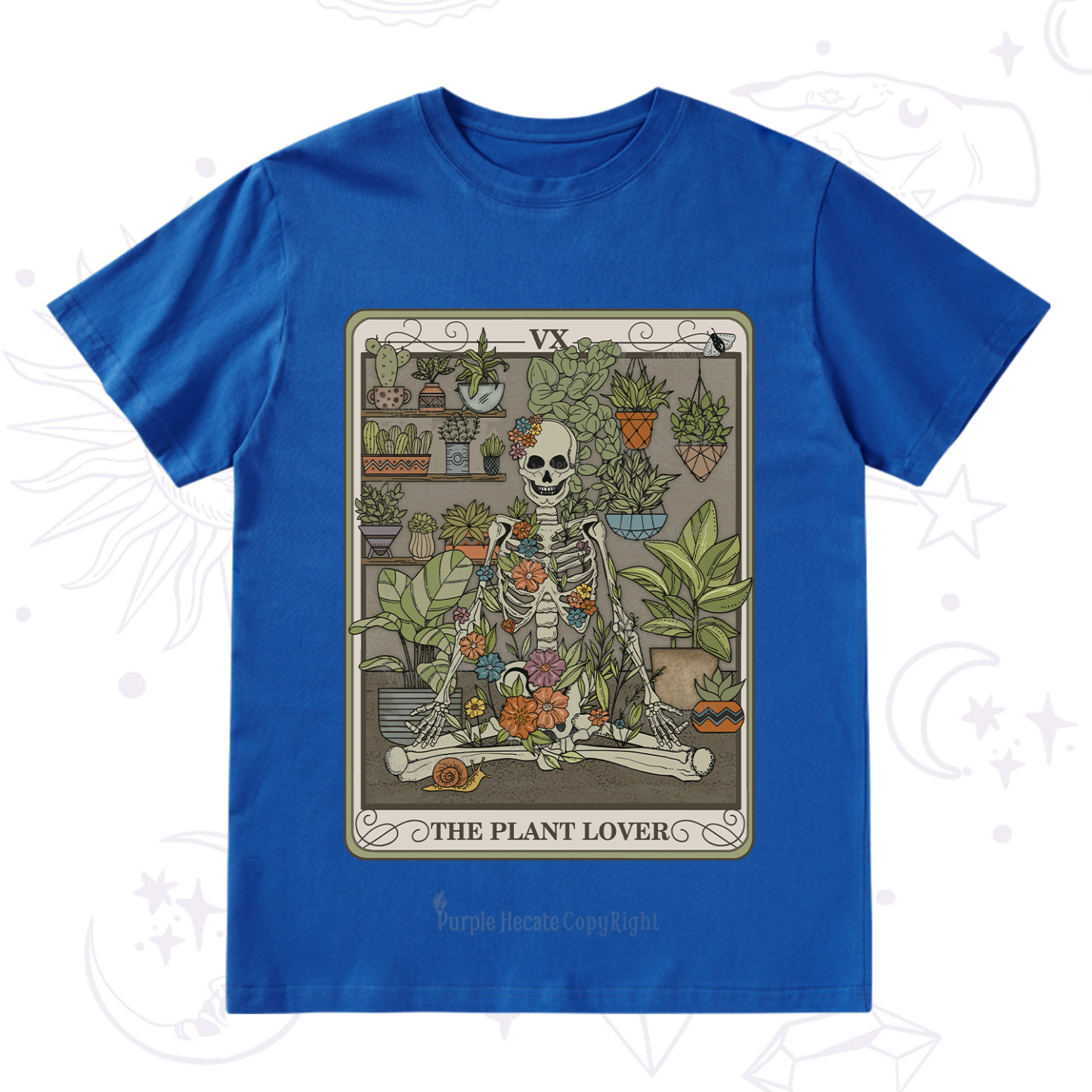 Purplehecate The Plant Lover Tarot T-Shirt