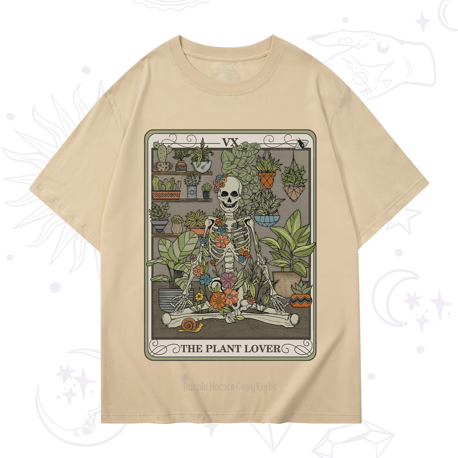 Purplehecate The Plant Lover Tarot T-Shirt