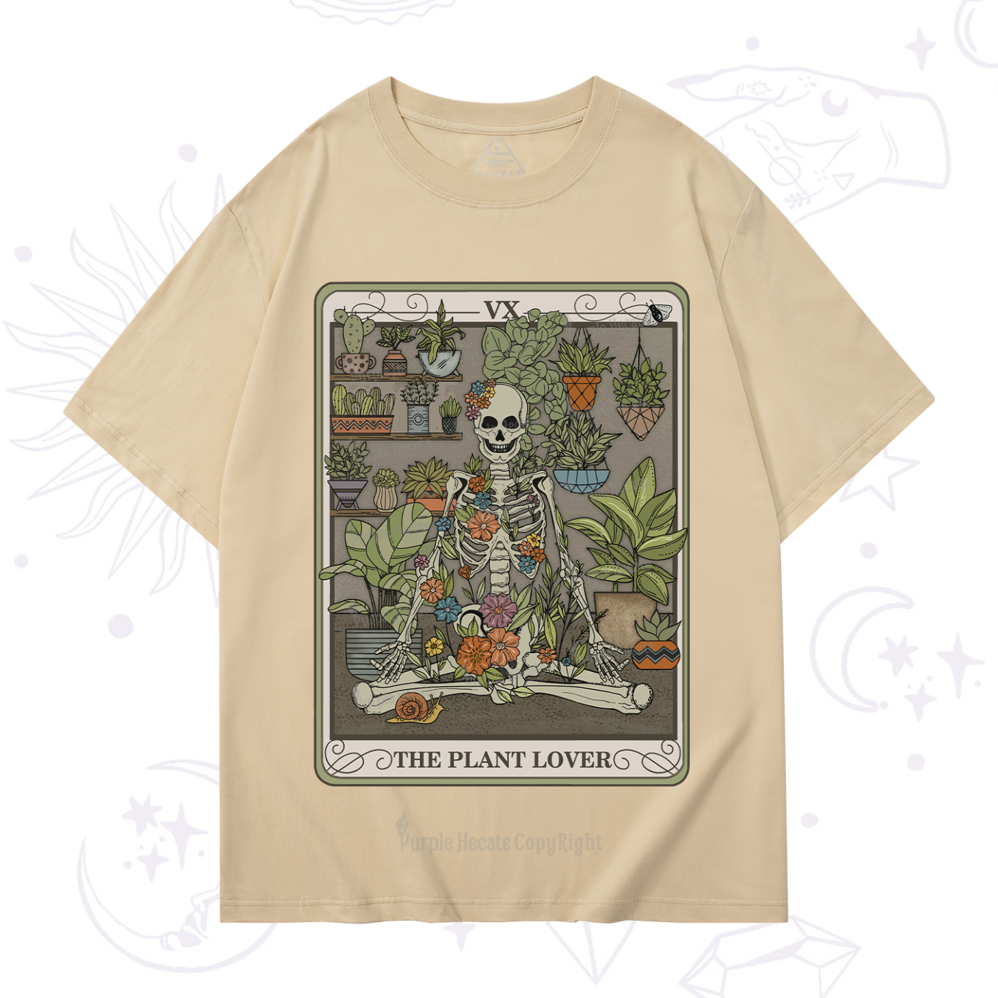 Purplehecate The Plant Lover Tarot T-Shirt