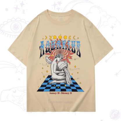 Purplehecate Aquarius Crew Zodiac T-Shirt
