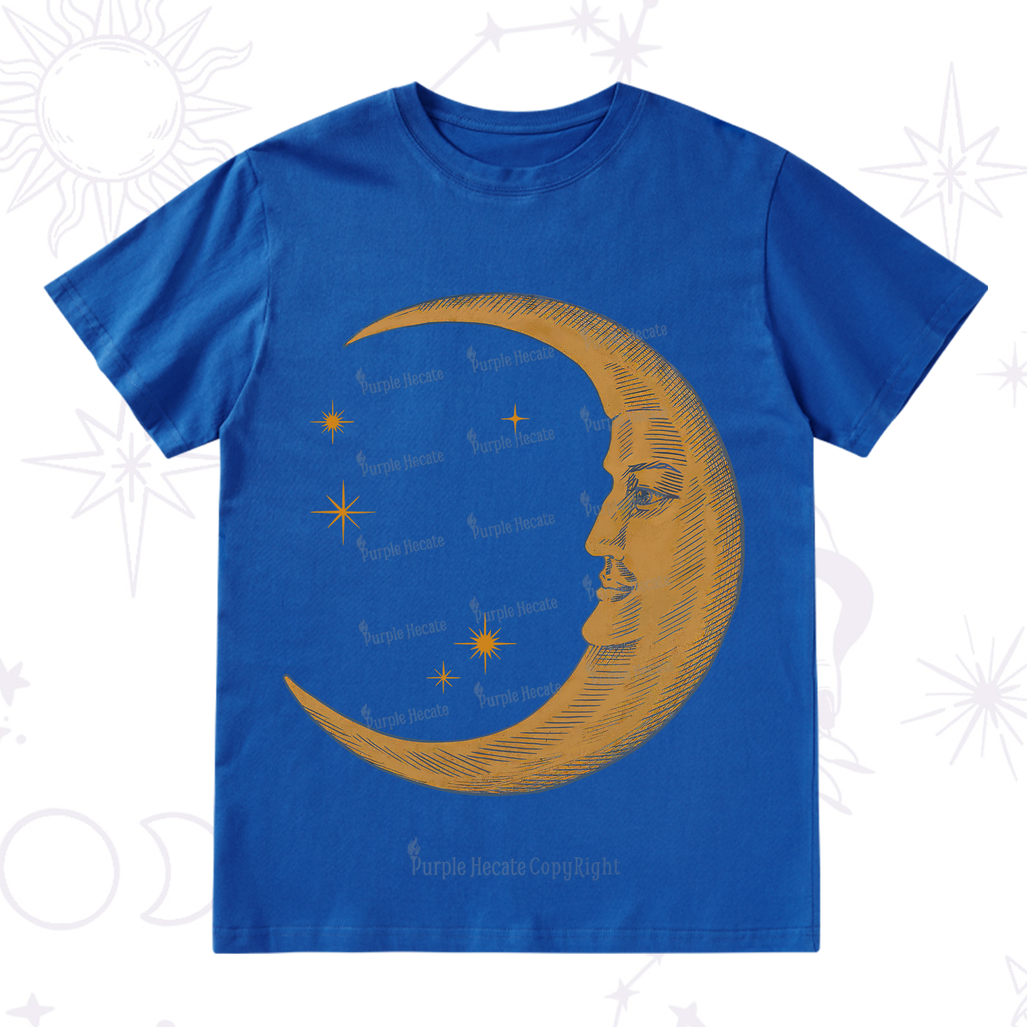Purplehecate Celestial Moon T-Shirt