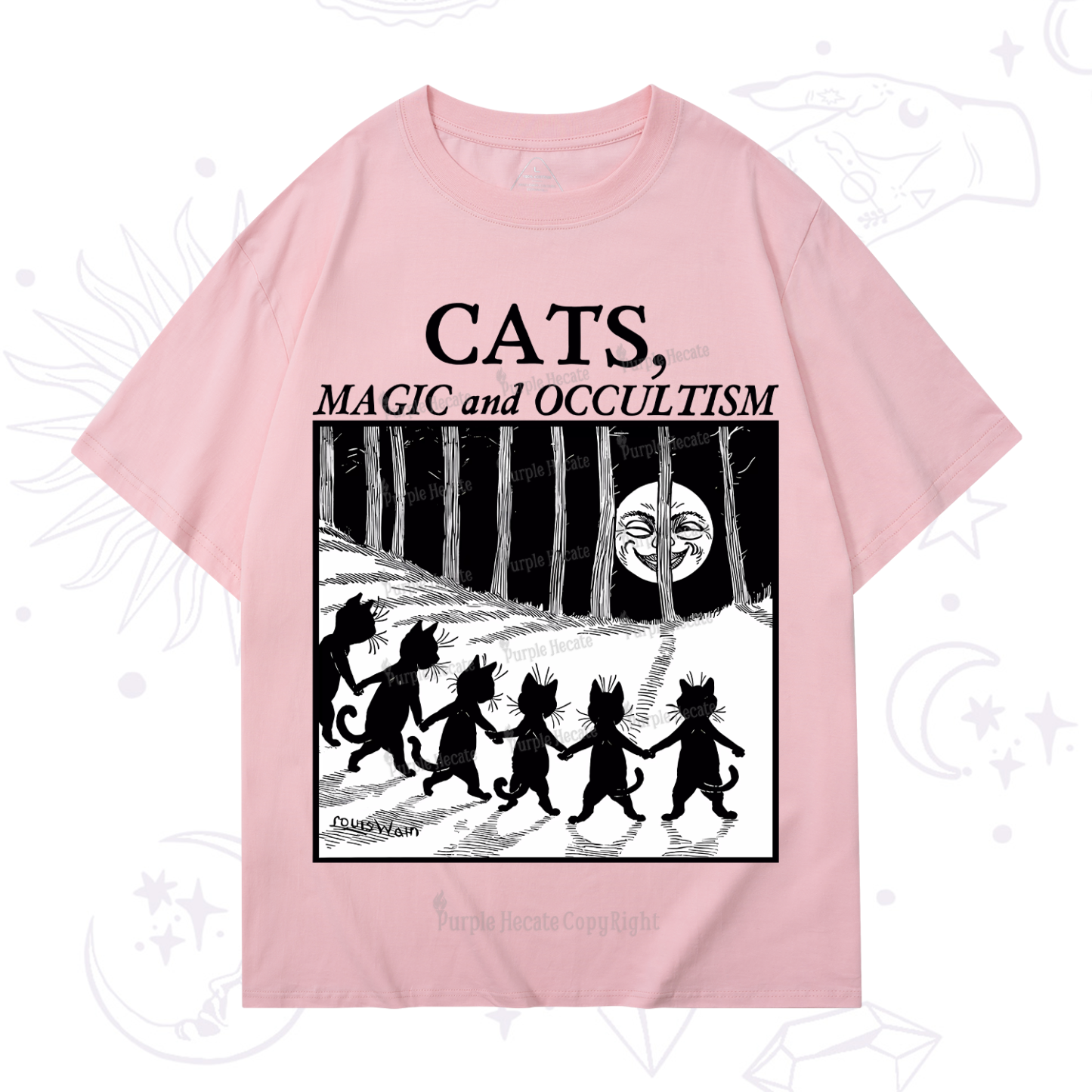 Purplehecate Cats Magic And Occultism T-Shirt