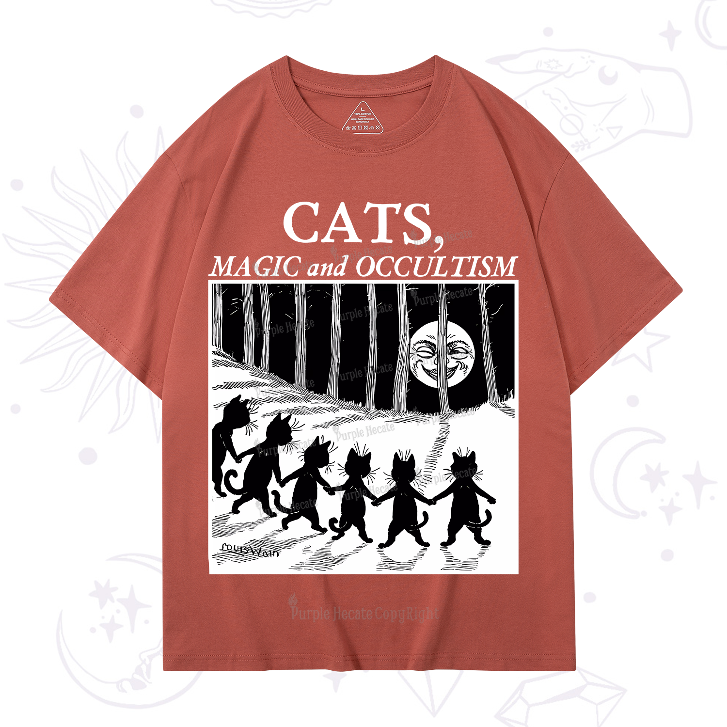 Purplehecate Cats Magic And Occultism T-Shirt