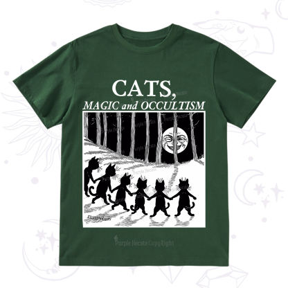 Purplehecate Cats Magic And Occultism T-Shirt