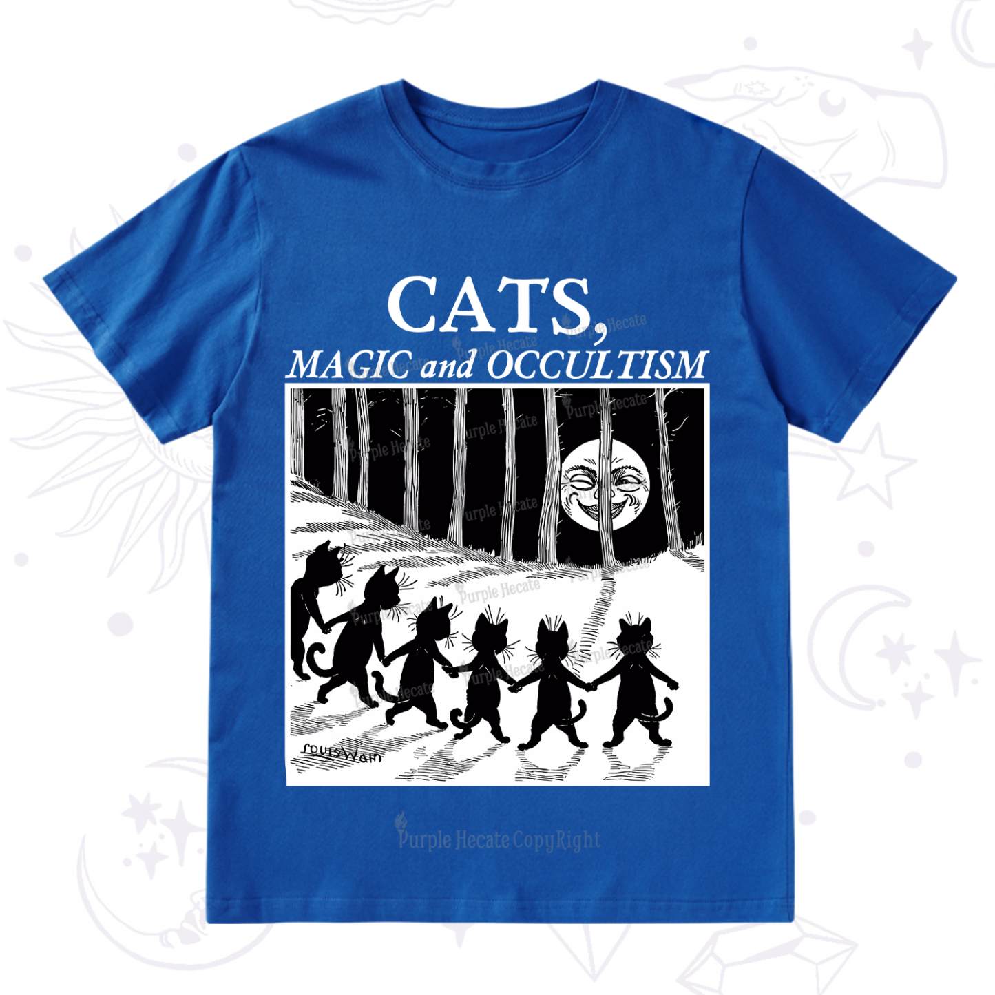 Purplehecate Cats Magic And Occultism T-Shirt