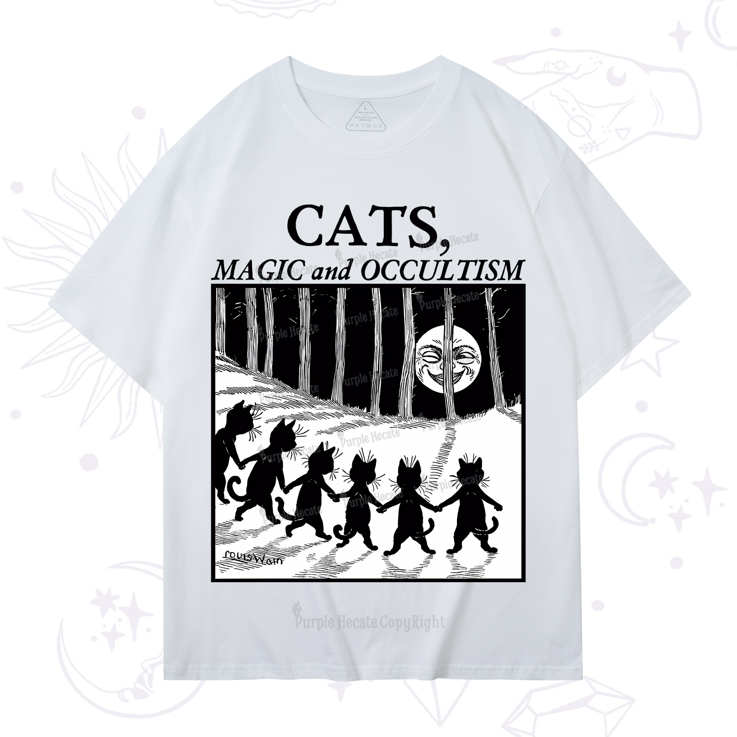 Purplehecate Cats Magic And Occultism T-Shirt