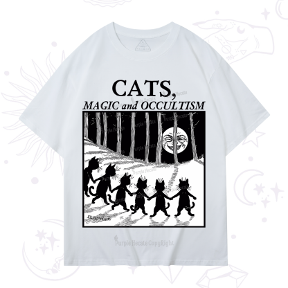 Purplehecate Cats Magic And Occultism T-Shirt