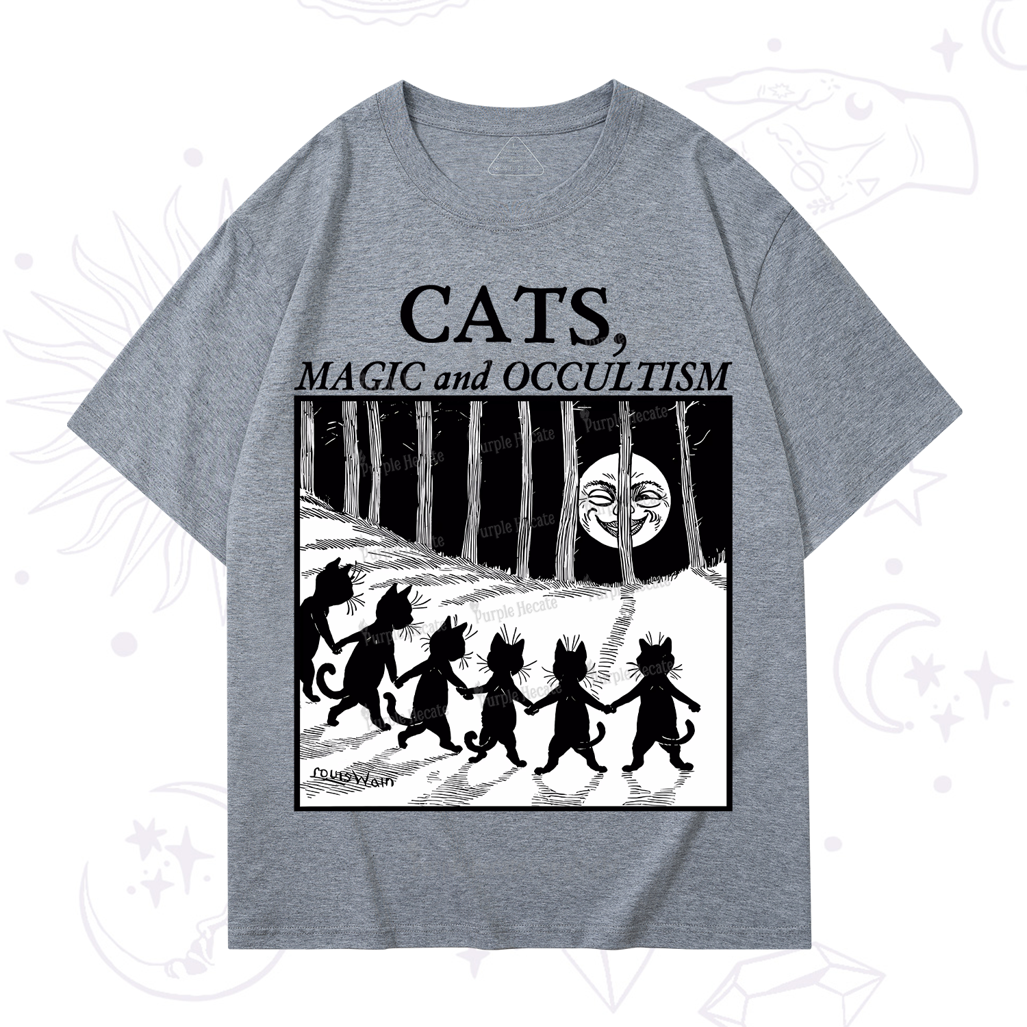 Purplehecate Cats Magic And Occultism T-Shirt