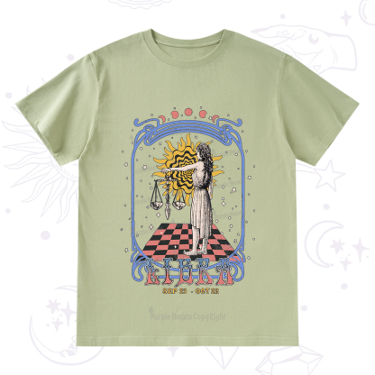 Purplehecate Libra Crew Zodiac T-Shirt