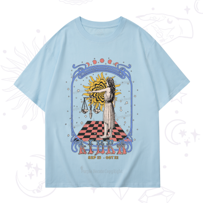 Purplehecate Libra Crew Zodiac T-Shirt