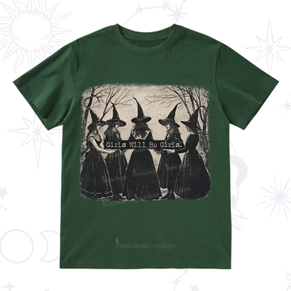 Purplehecate Girls Will Be Girls Witch T-Shirt