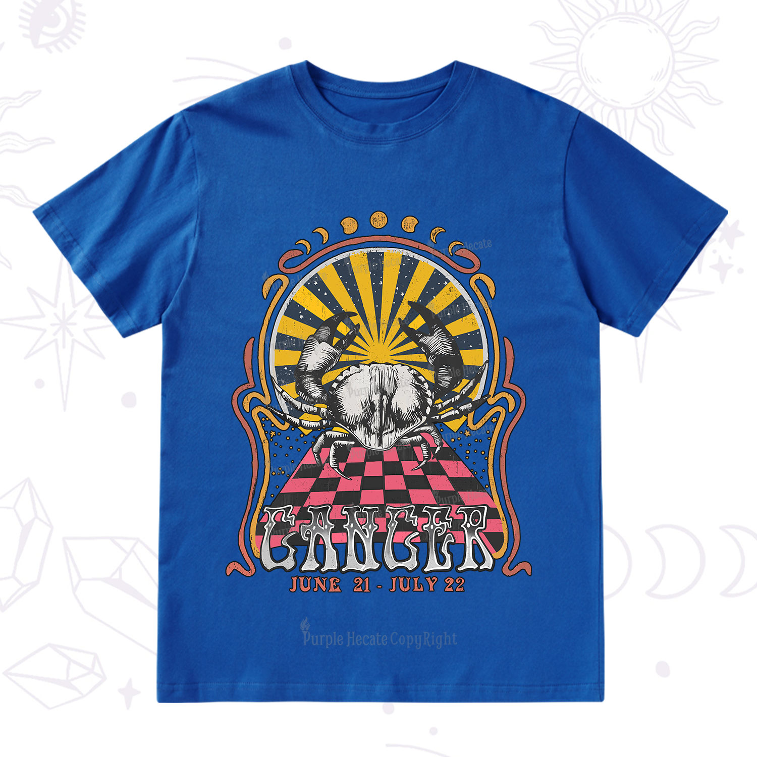 Purplehecate Cancer Crew Zodiac T-Shirt