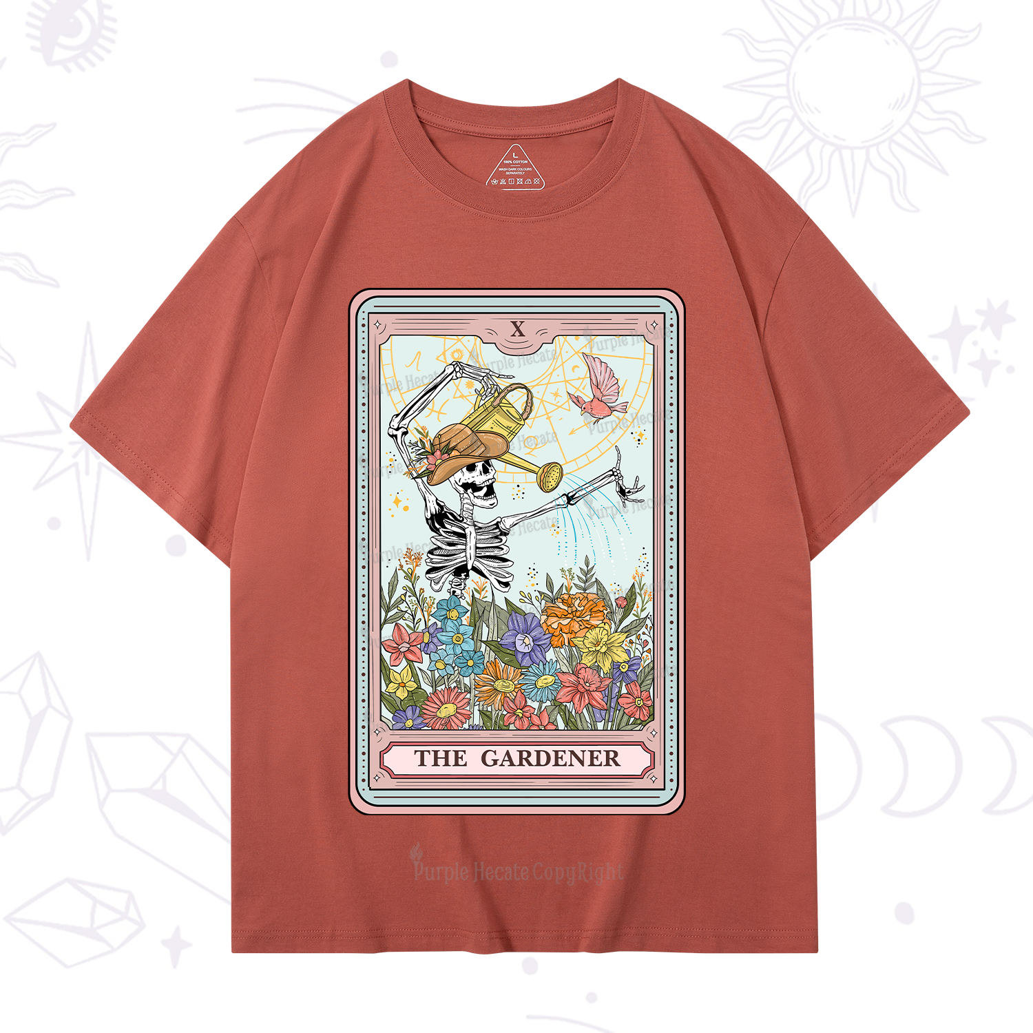 Purplehecate The Gardener Tarot T-Shirt