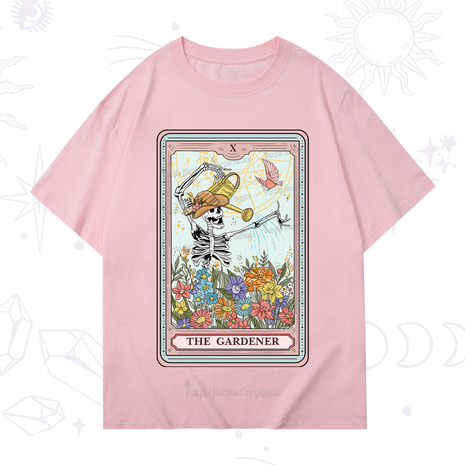 Purplehecate The Gardener Tarot T-Shirt