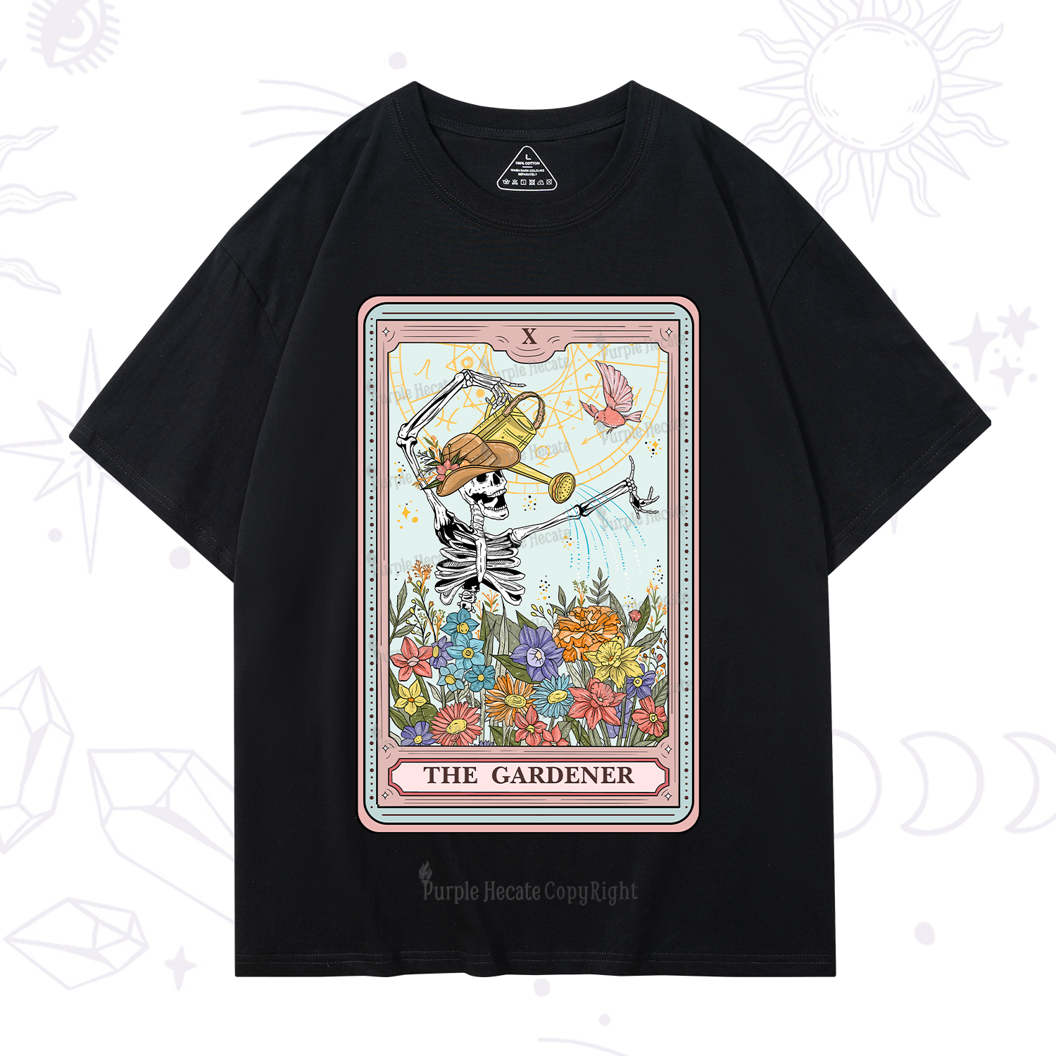 Purplehecate The Gardener Tarot T-Shirt