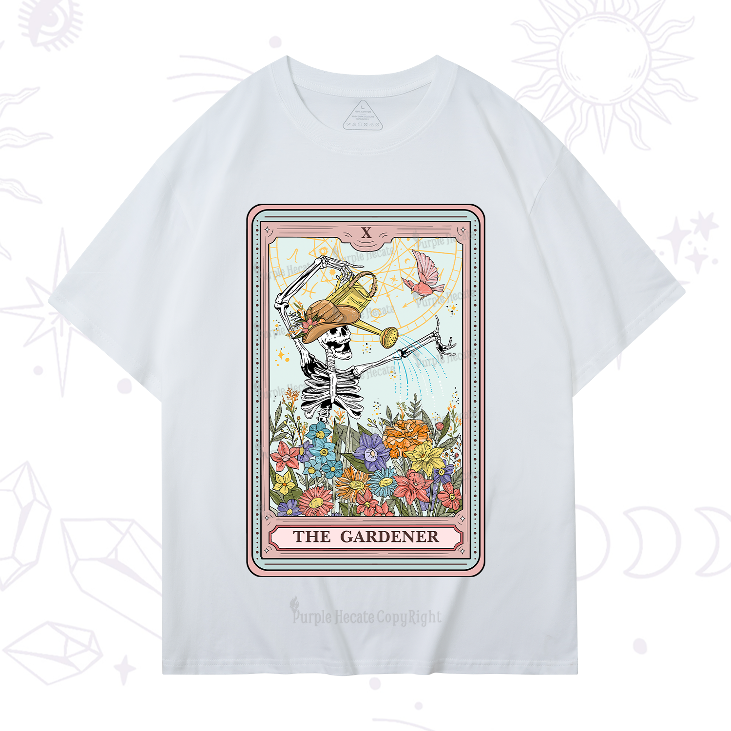 Purplehecate The Gardener Tarot T-Shirt