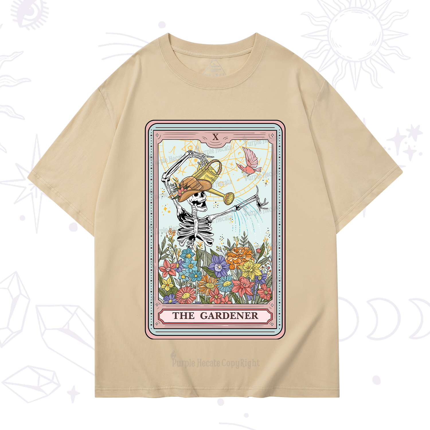 Purplehecate The Gardener Tarot T-Shirt
