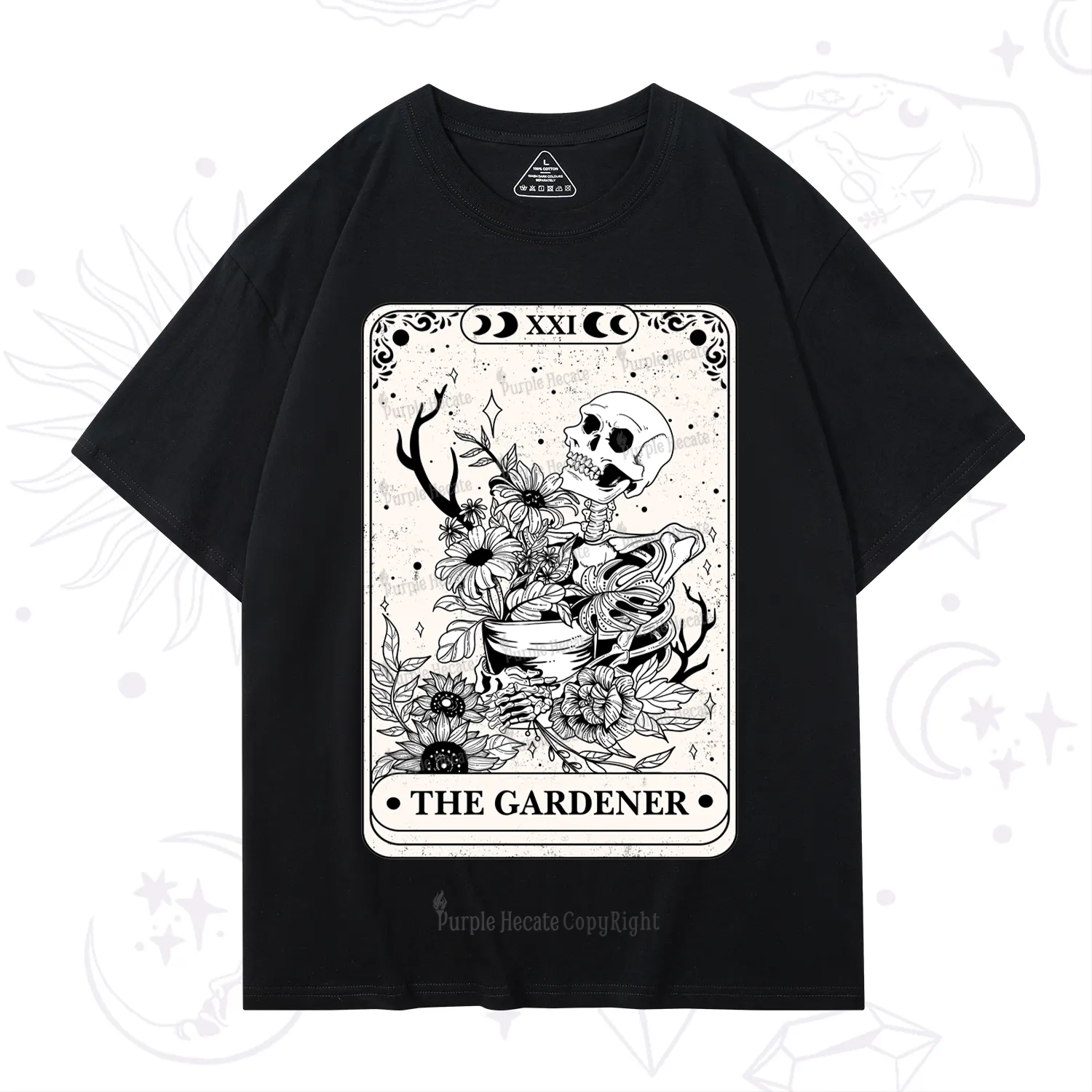 Purplehecate The Gardener Tarot T-Shirt