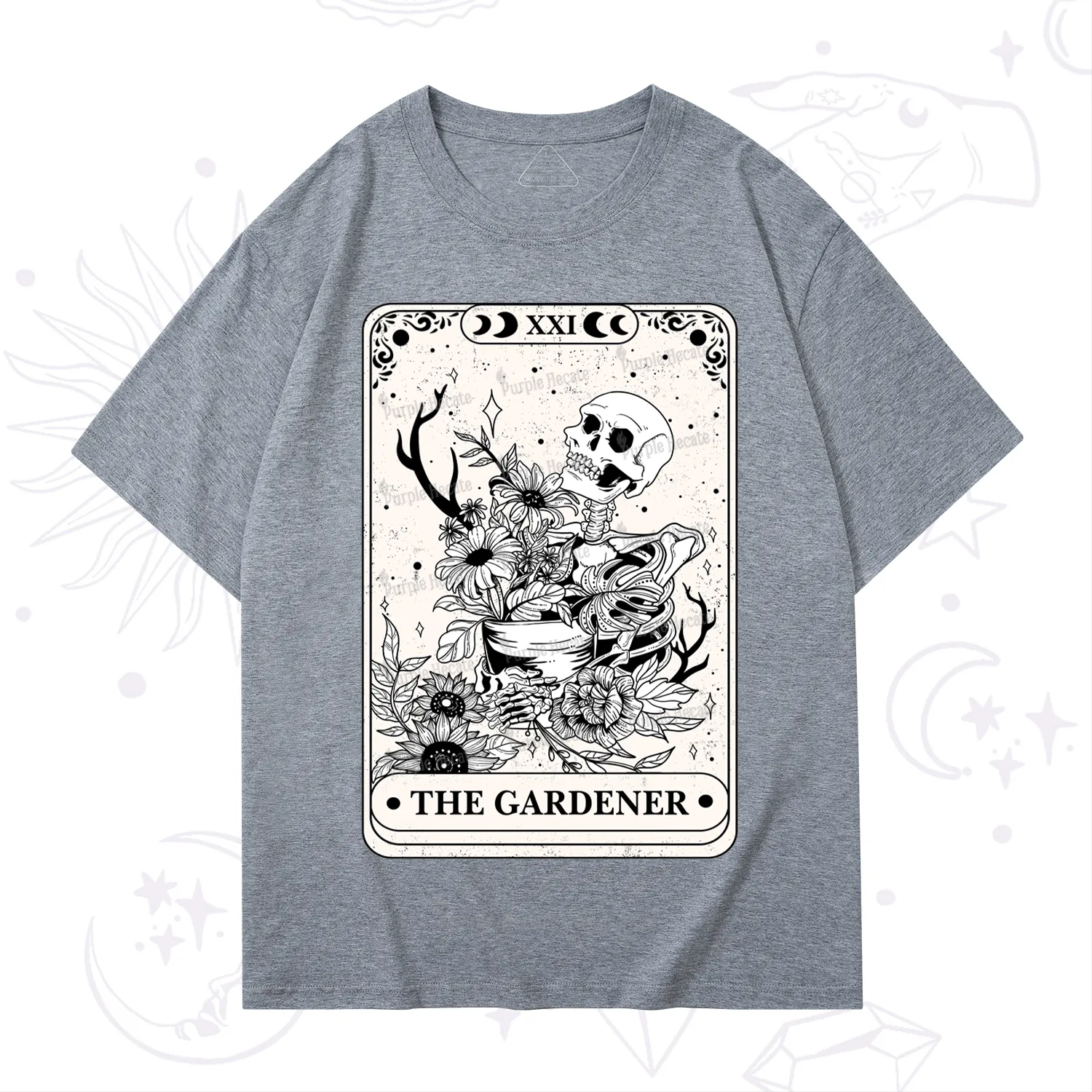 Purplehecate The Gardener Tarot T-Shirt