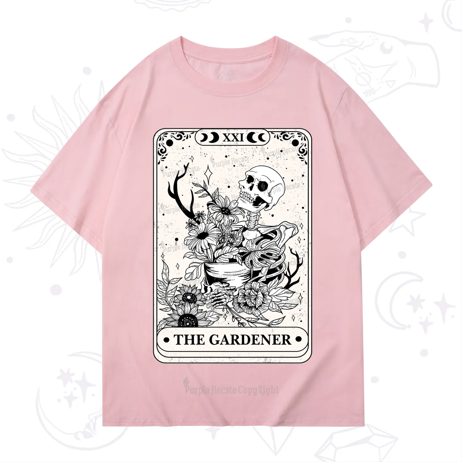 Purplehecate The Gardener Tarot T-Shirt