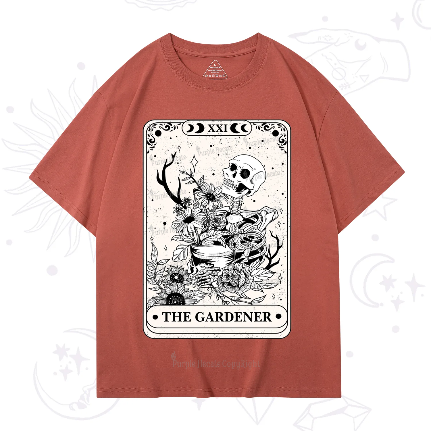Purplehecate The Gardener Tarot T-Shirt