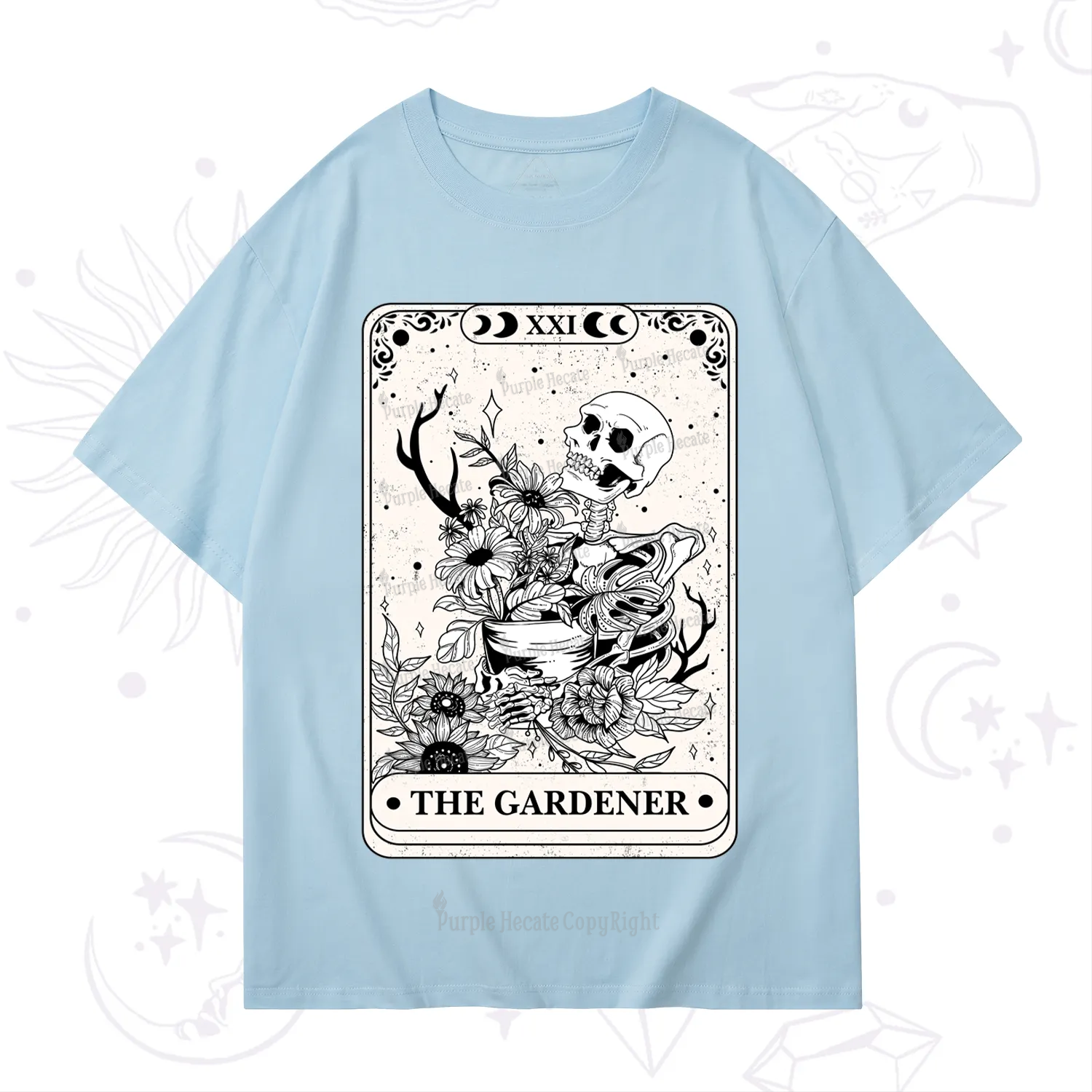 Purplehecate The Gardener Tarot T-Shirt