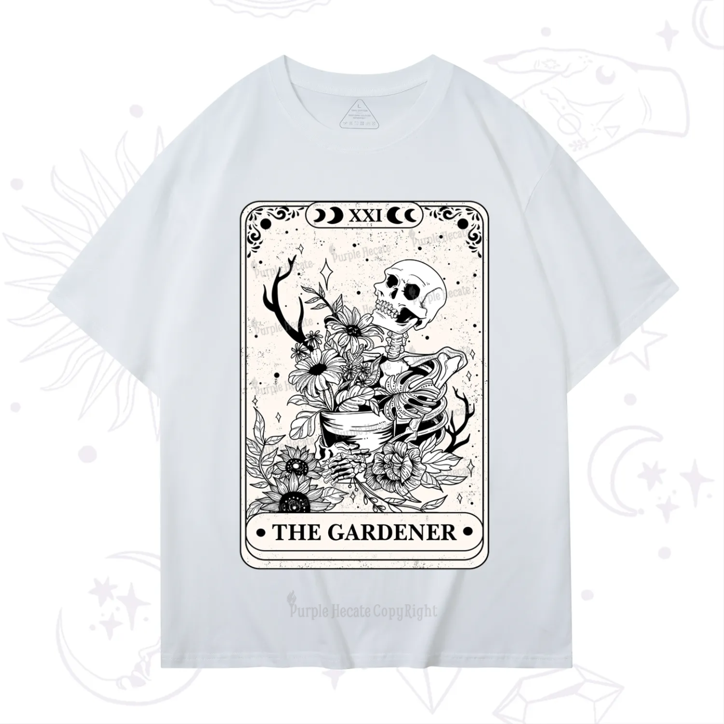 Purplehecate The Gardener Tarot T-Shirt