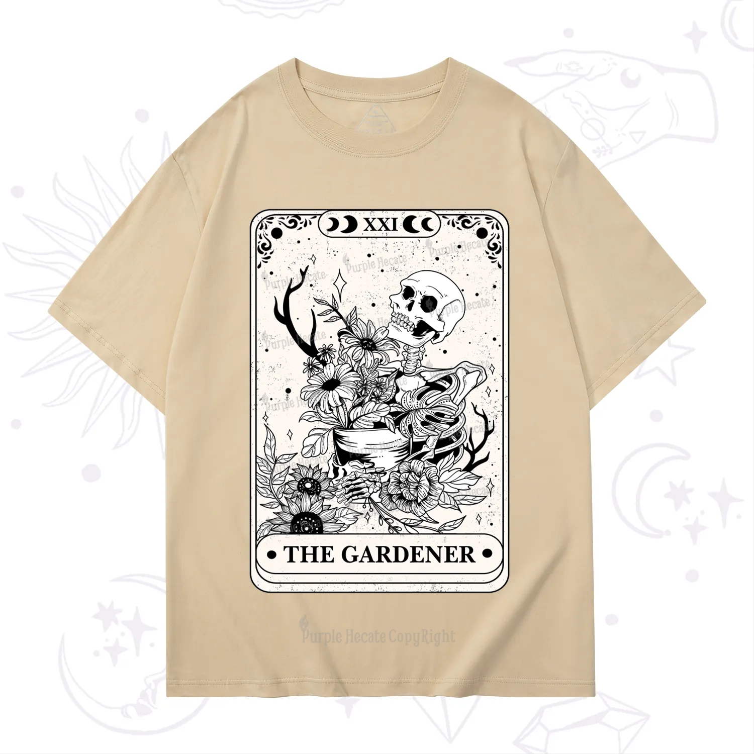 Purplehecate The Gardener Tarot T-Shirt