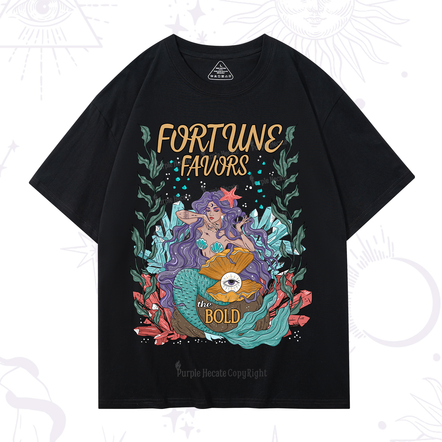 Purplehecate Fortune Favors The Bold T-Shirt
