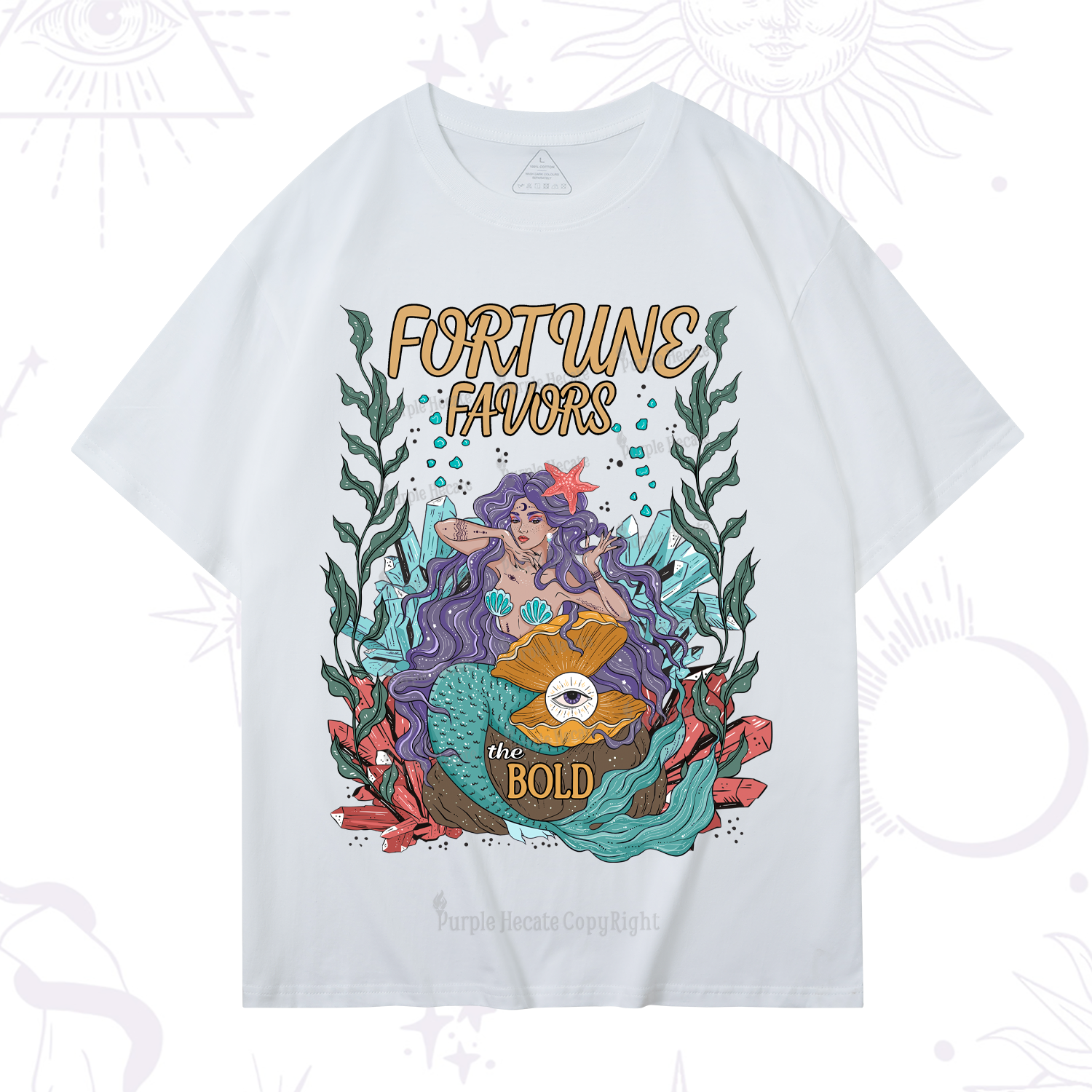 Purplehecate Fortune Favors The Bold T-Shirt