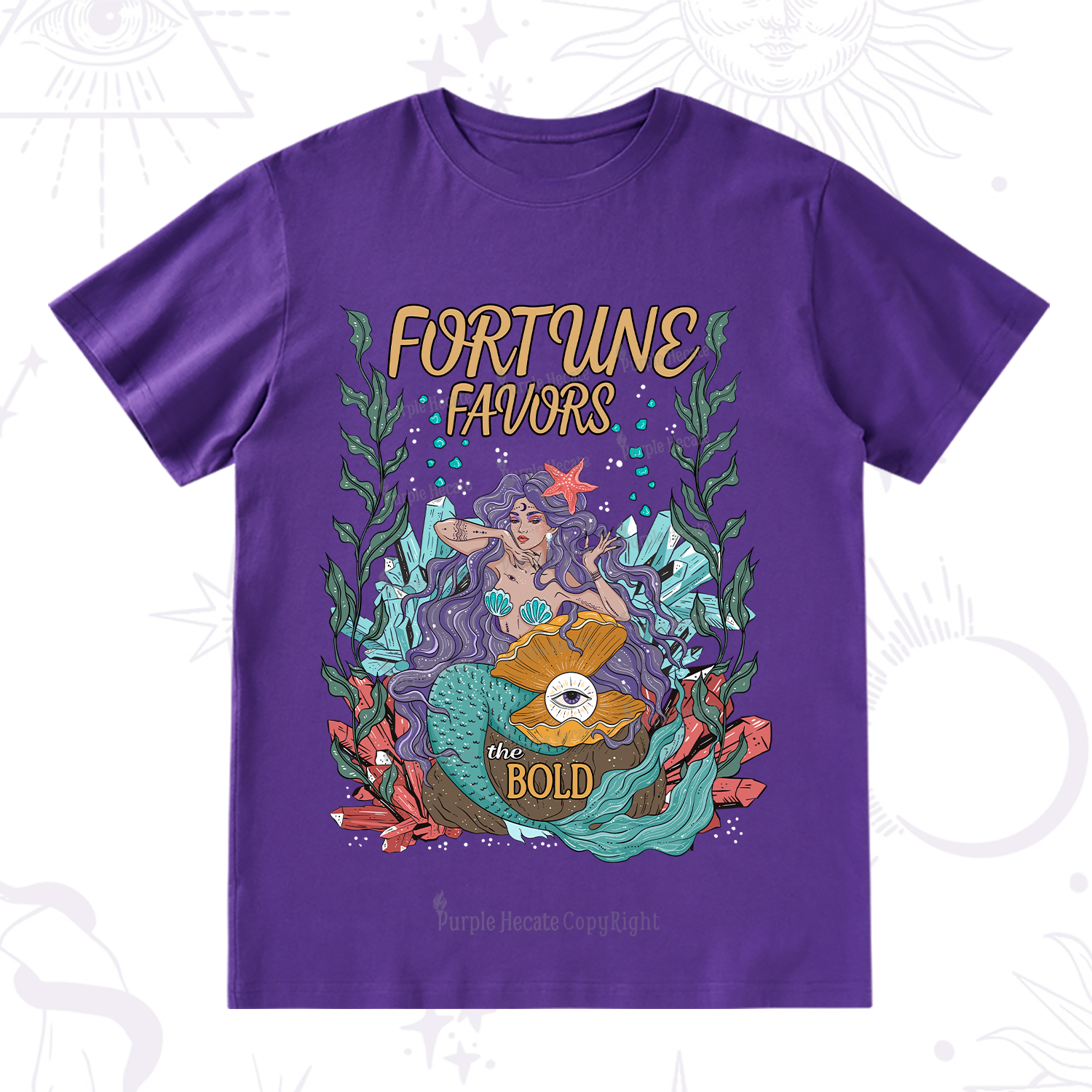 Purplehecate Fortune Favors The Bold T-Shirt