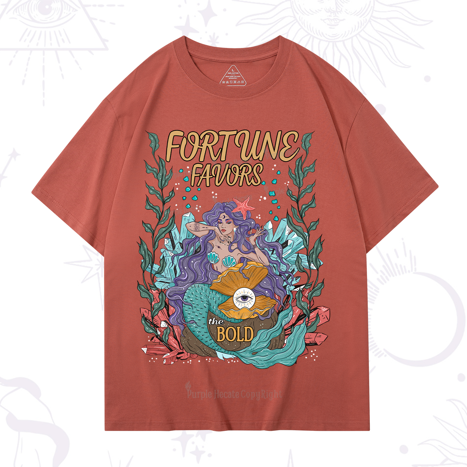 Purplehecate Fortune Favors The Bold T-Shirt