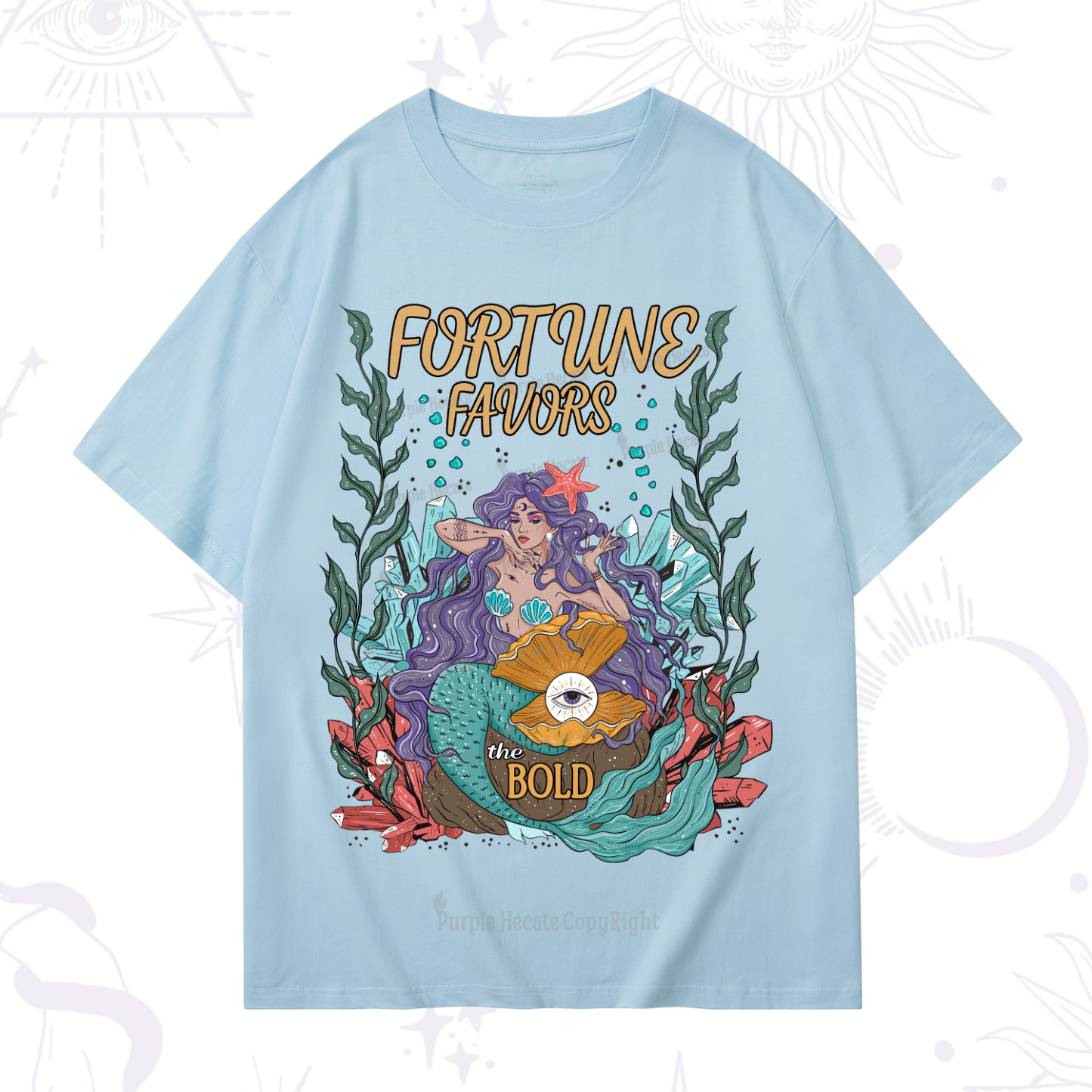 Purplehecate Fortune Favors The Bold T-Shirt