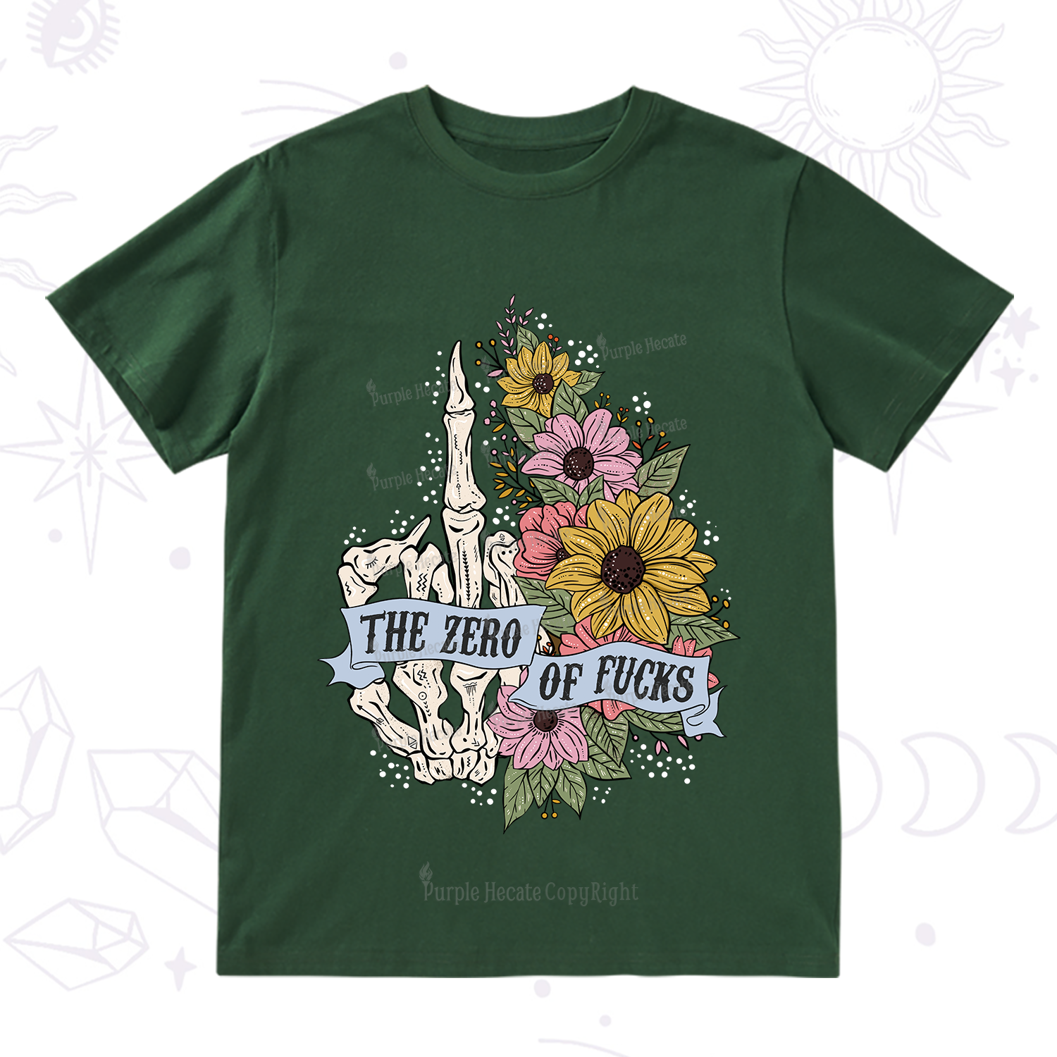 Purplehecate The Zero Of Fucks T-Shirt