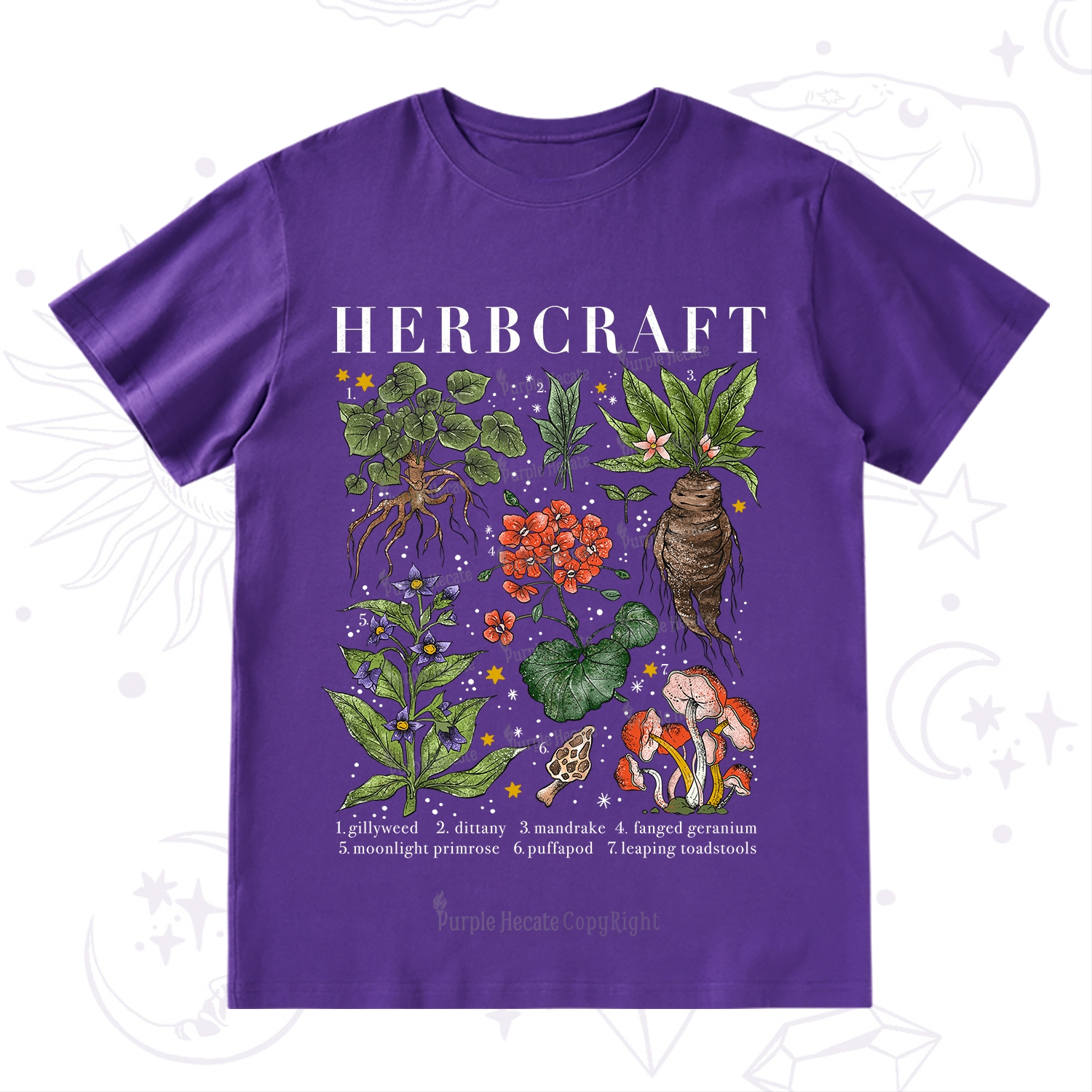 Purplehecate Magical Herbcraft T-Shirt