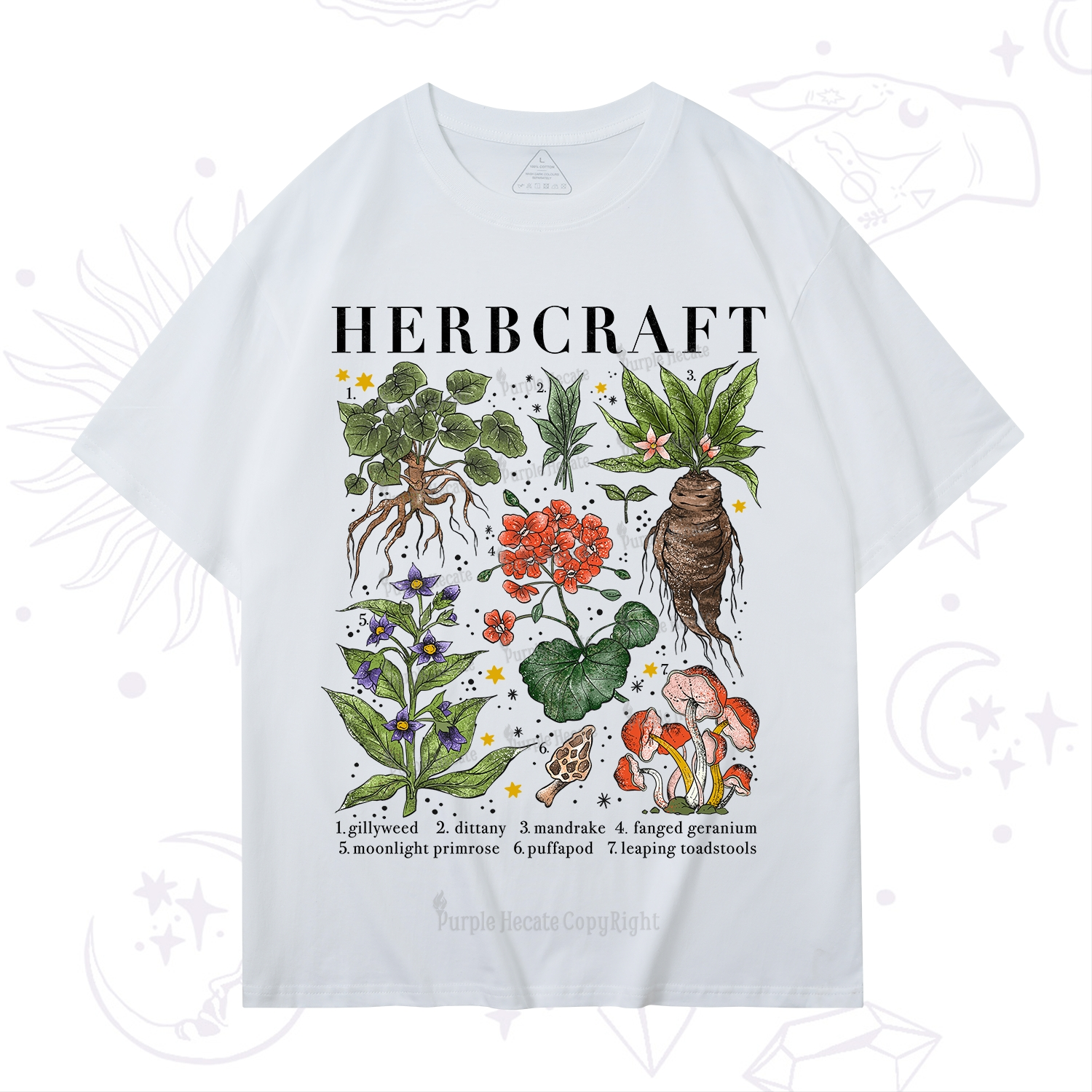 Purplehecate Magical Herbcraft T-Shirt