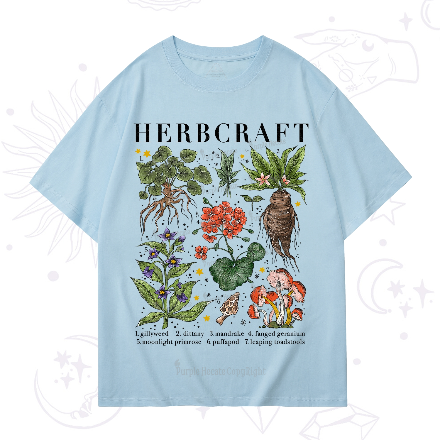 Purplehecate Magical Herbcraft T-Shirt