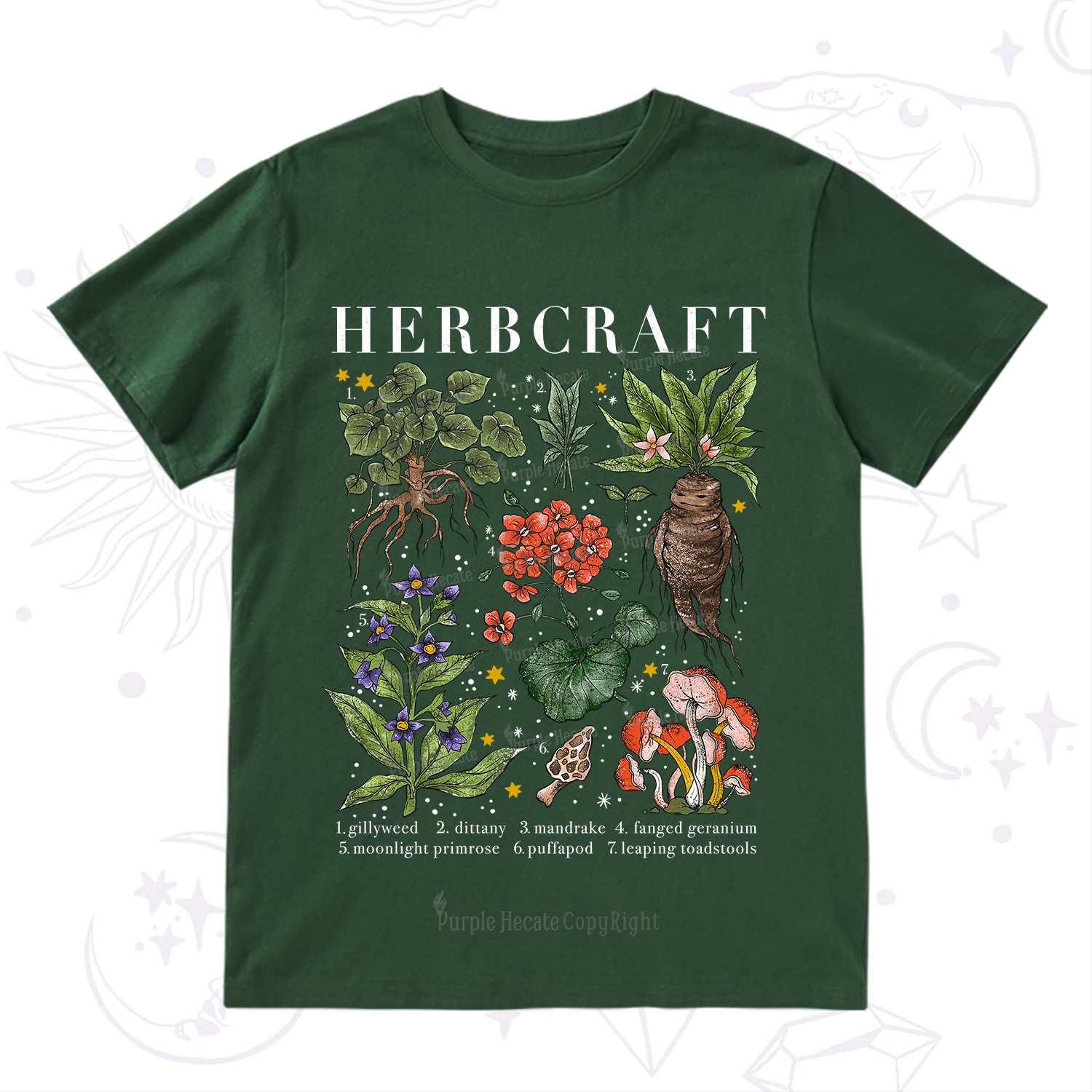 Purplehecate Magical Herbcraft T-Shirt