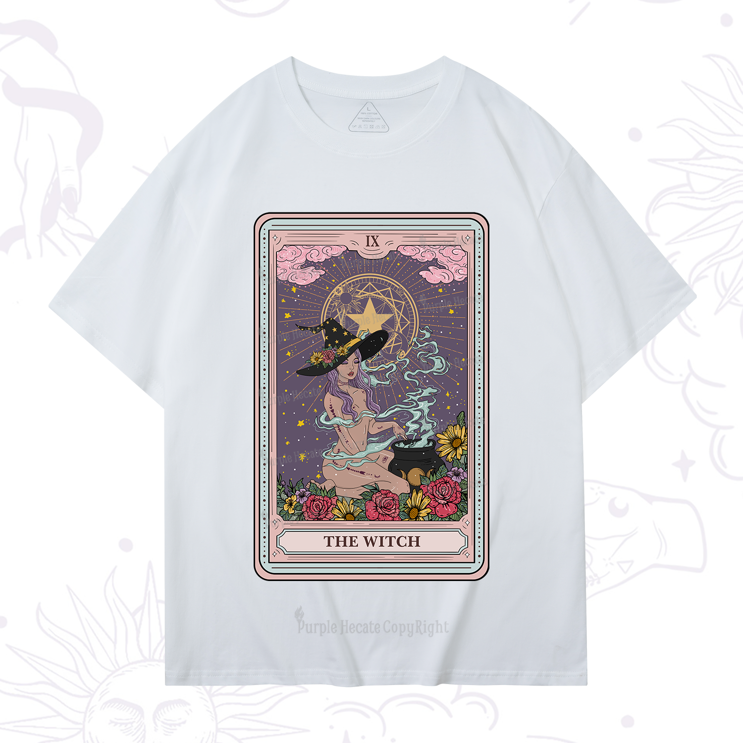 Purplehecate The Witch Tarot T-Shirt