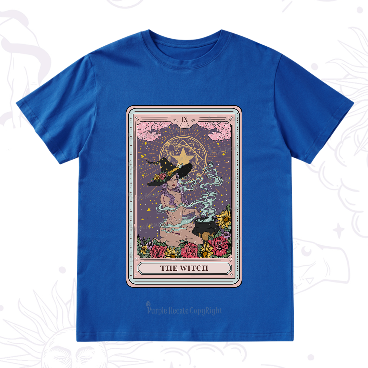 Purplehecate The Witch Tarot T-Shirt